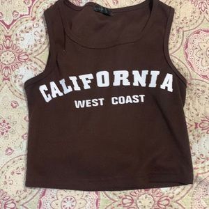 💗 Brown Crop Top Free w/ Bundle